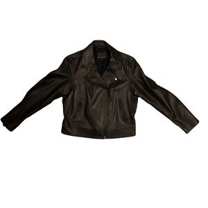 Banana republic women’s 100% genuine leather moto jacket